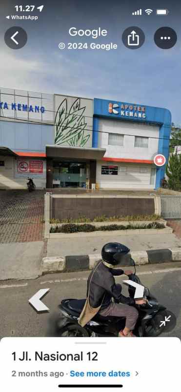 dijual tanah di kemang dekat perumahan bilabong