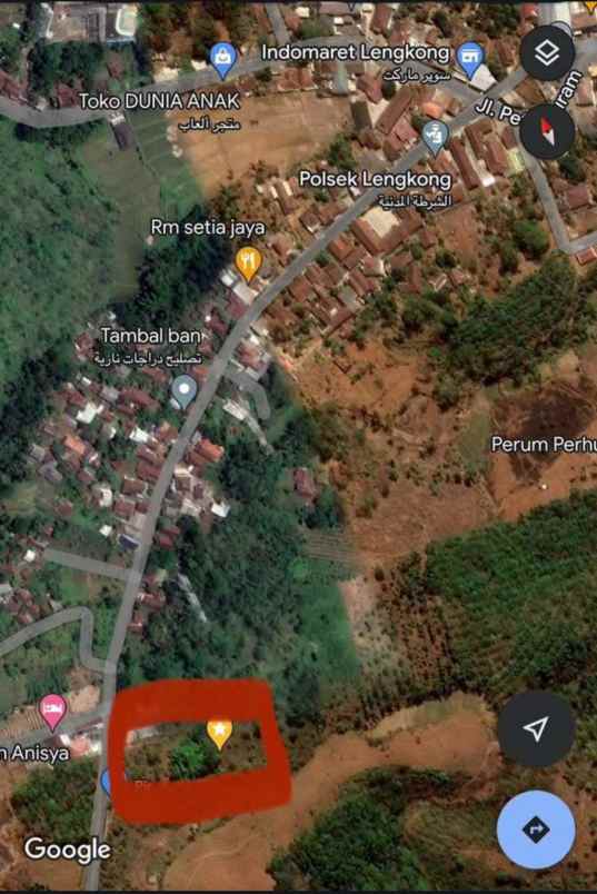 dijual tanah dijual tanah di jl raya