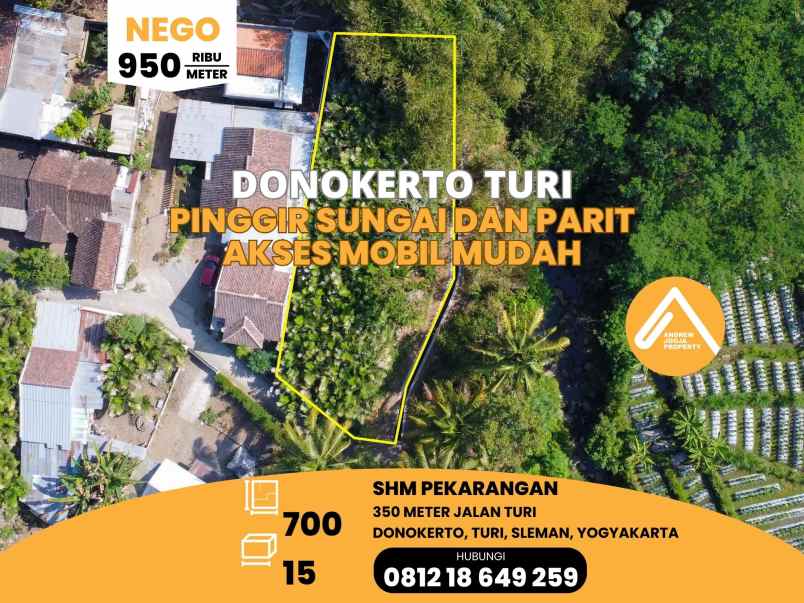 dijual tanah donokerto turi sleman