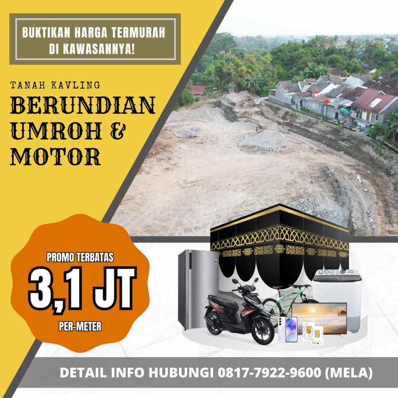 dijual tanah duwet sendangadi mlati sleman