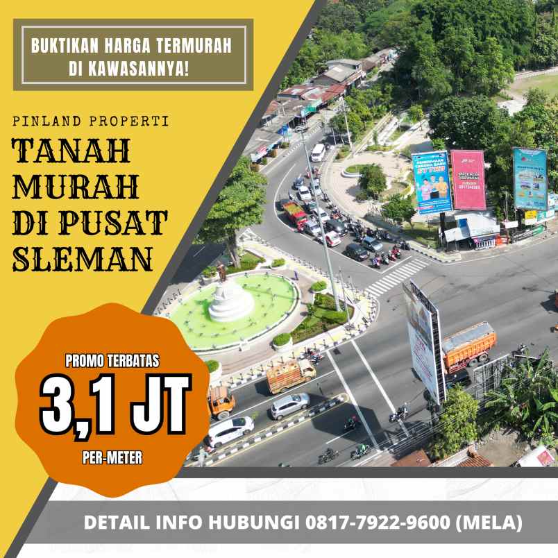 dijual tanah duwet sendangadi mlati sleman