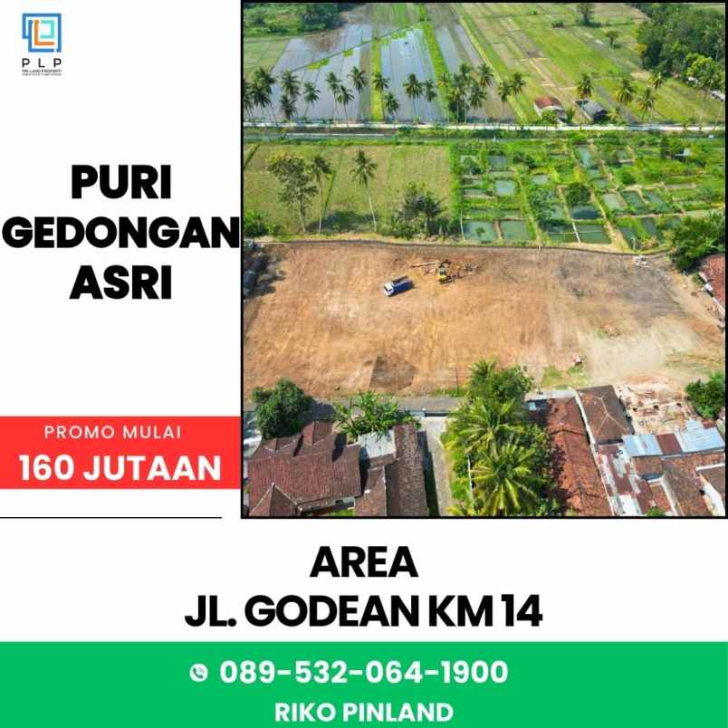 dijual tanah gedongan sumberagung