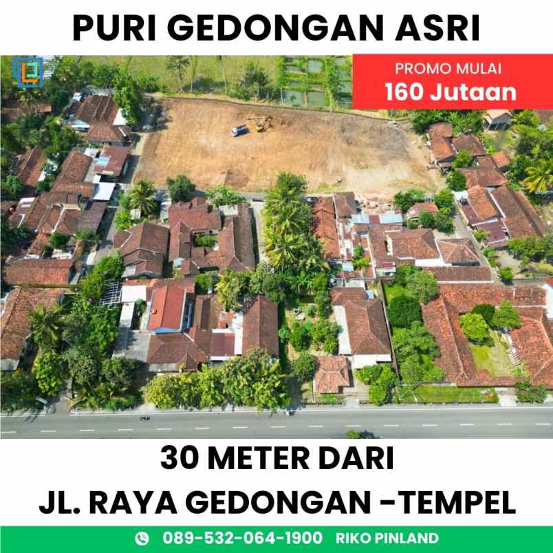 dijual tanah gedongan sumberagung
