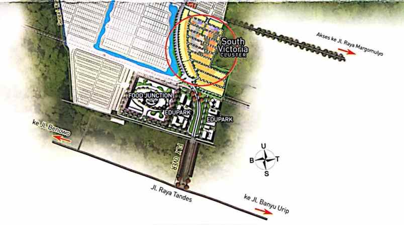 dijual tanah grand pakuwon south victoria