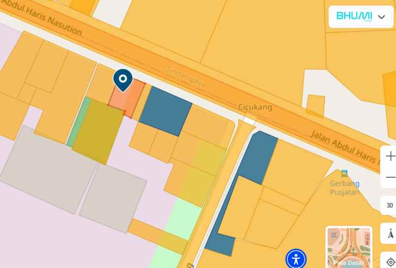 dijual tanah jalan a h nasution no 82