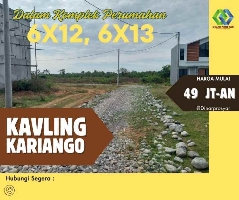 dijual tanah jalan bento