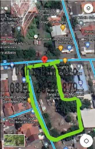 dijual tanah jalan joglo raya