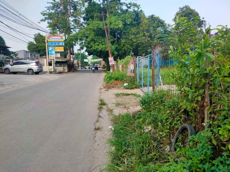 dijual tanah jalan raya wibawa mukti