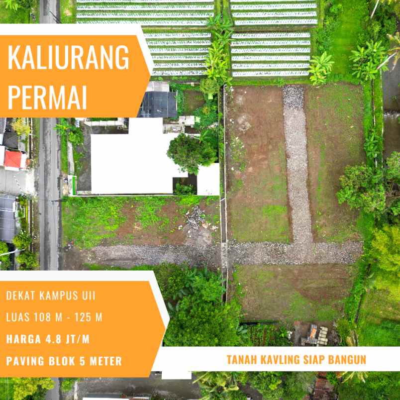 dijual tanah jl kaliurang km 10