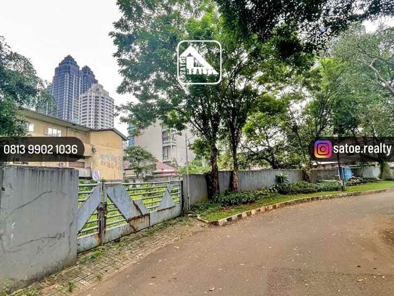 dijual tanah jl widya chandra senayan