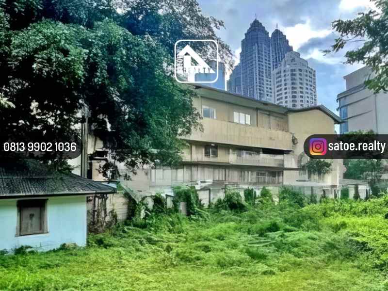 dijual tanah jl widya chandra senayan