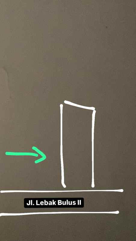 dijual tanah lokasi lebak bulus jakarta selatan