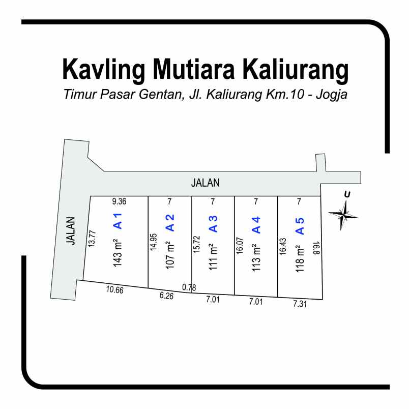 dijual tanah ngaglik kabupaten sleman