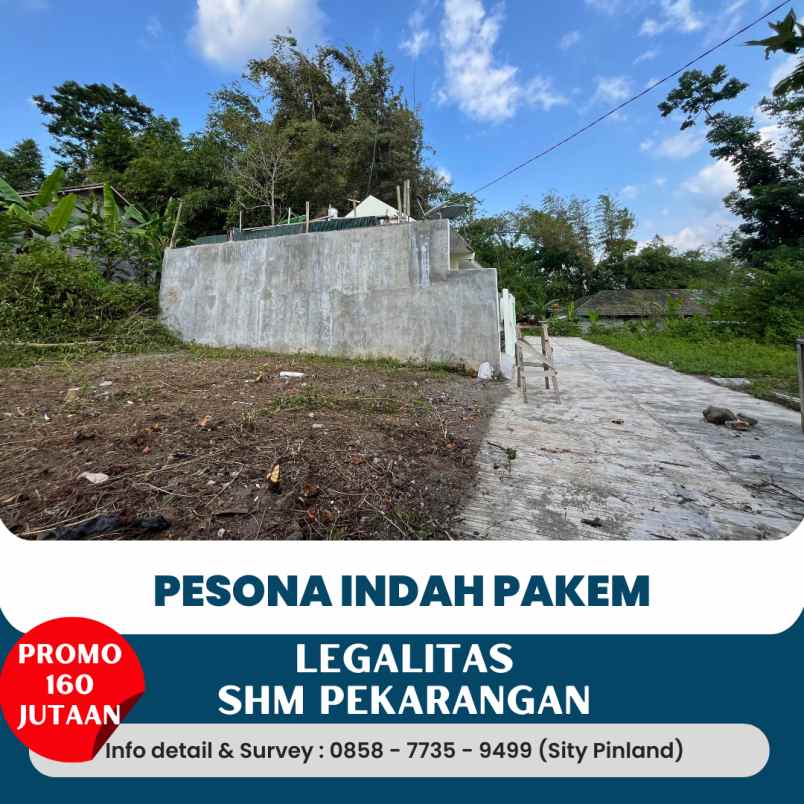 dijual tanah pandanpuro hargobinangun