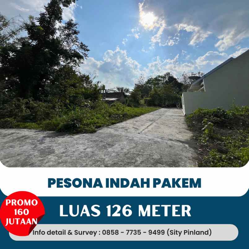 dijual tanah pandanpuro hargobinangun