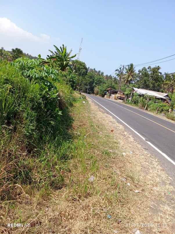 dijual tanah pinggir jalan utama
