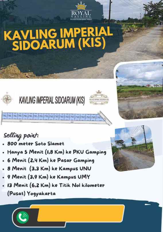 dijual tanah sidoarum godean sleman