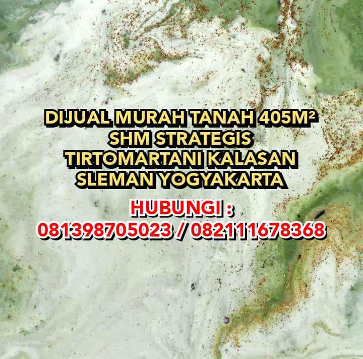 dijual tanah tirtomartani kalasan