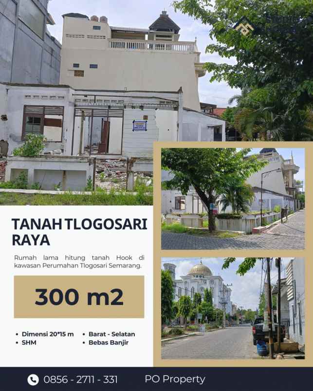 dijual tanah tlogosari