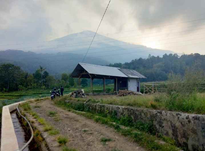 dijual tanah view gunung akses jl mobil