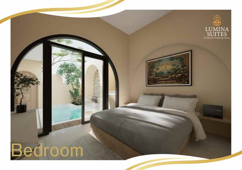 dijual unit villa lumina suites lokasi premium
