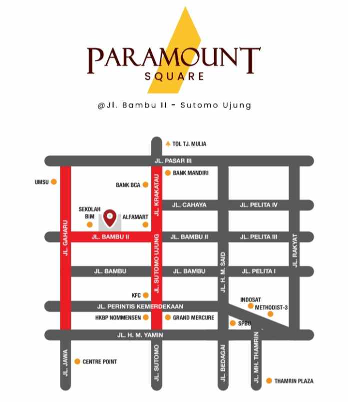 dijual villa jalan bambu 2 sutomo ujung