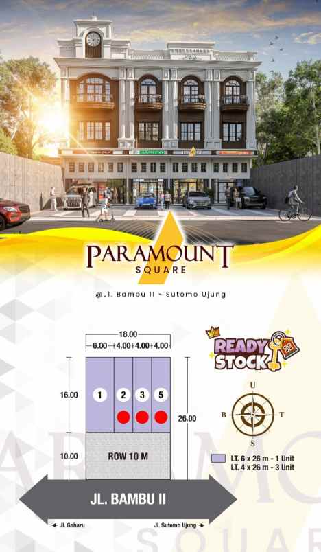 dijual villa jalan bambu 2 sutomo ujung