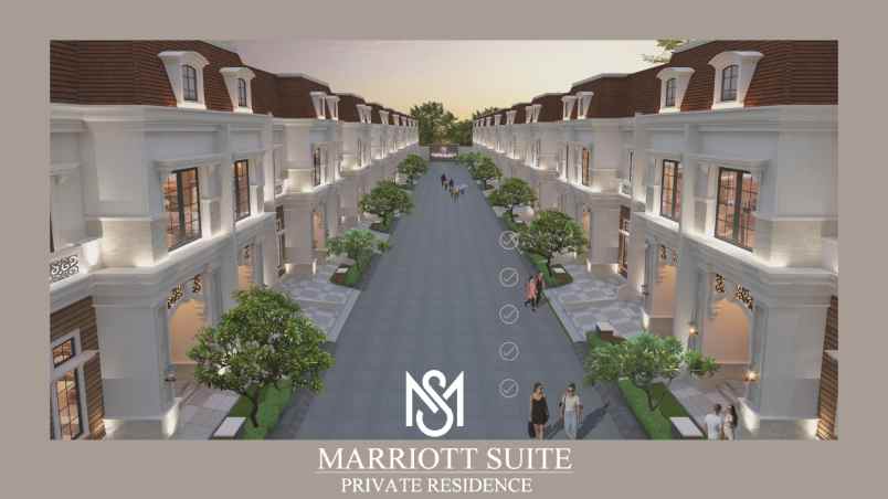 dijual villa komplek marriot suite