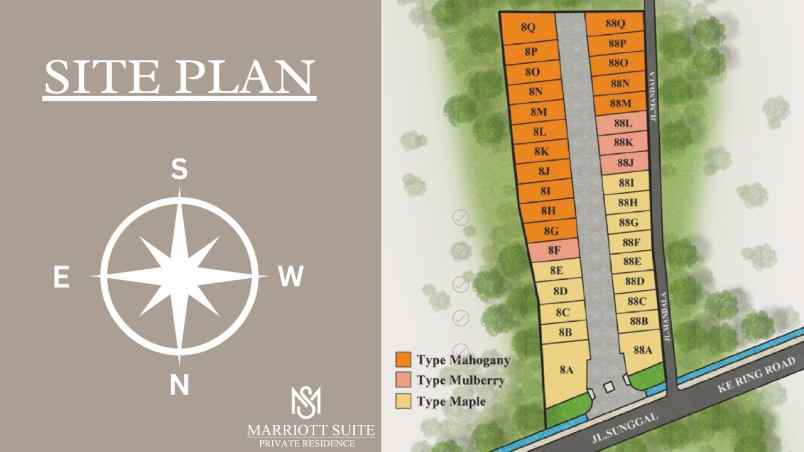 dijual villa komplek marriot suite