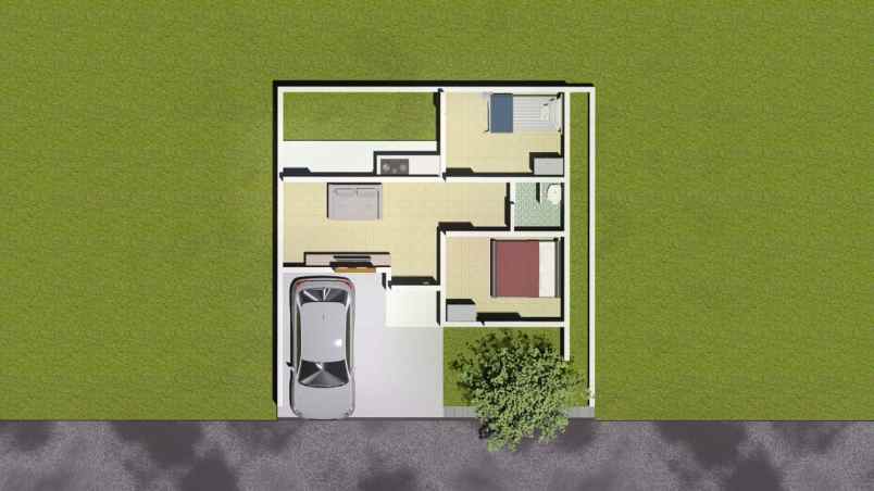 dp 0 rumah cantik desain modern siap huni di sedayu