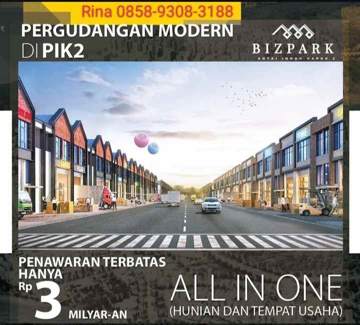 gudang bizpark pik 2 multi fungsi ready