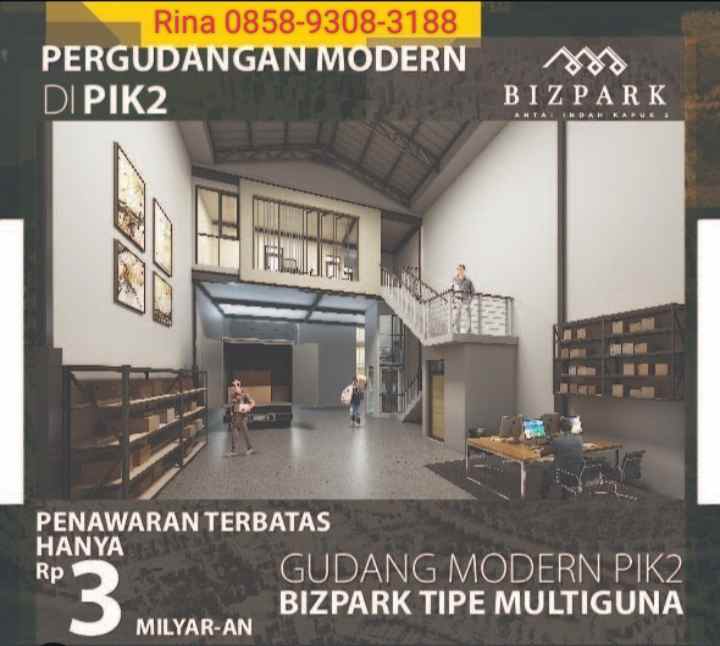 gudang bizpark pik 2 multi fungsi ready