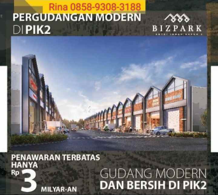 gudang bizpark pik 2 multi fungsi ready