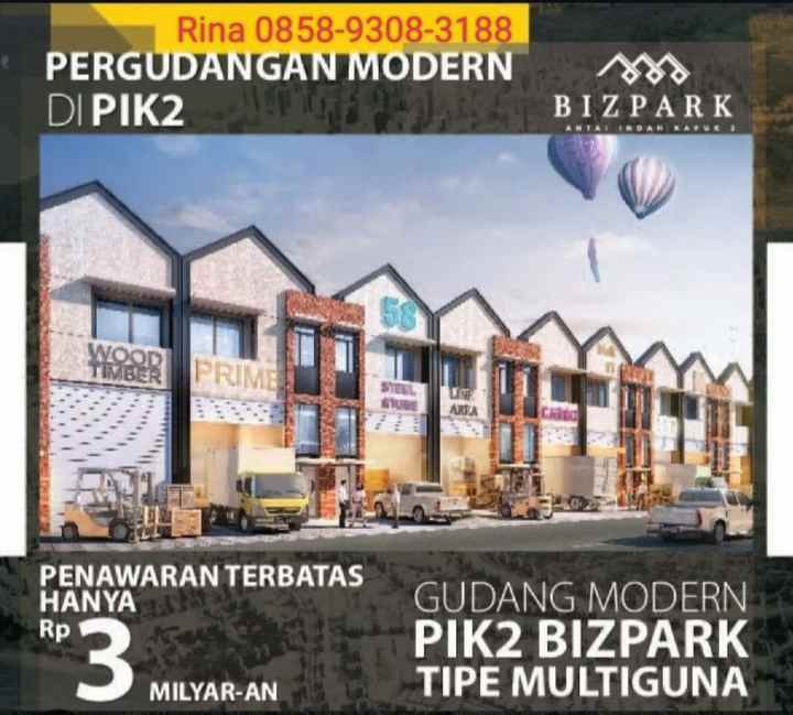 gudang bizpark pik 2 multi fungsi ready