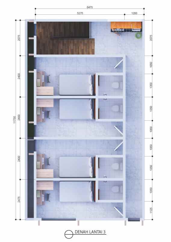 investasi kost kosan samping kampus ui depok kukusan