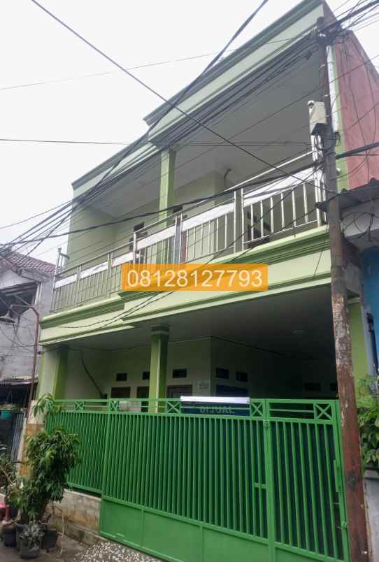 jual rumah 3 kamar 144m2 mustika jaya bekasi 0765f7