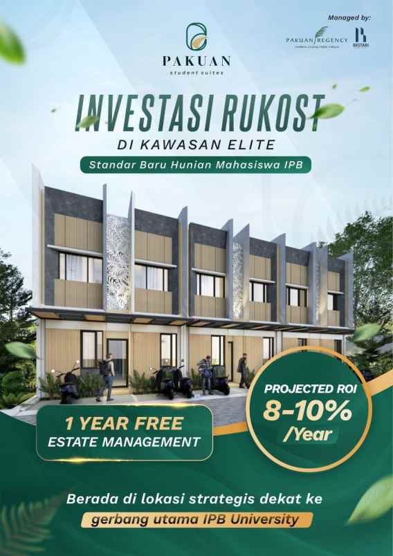 jual rumah kost di dekat ipb dramaga