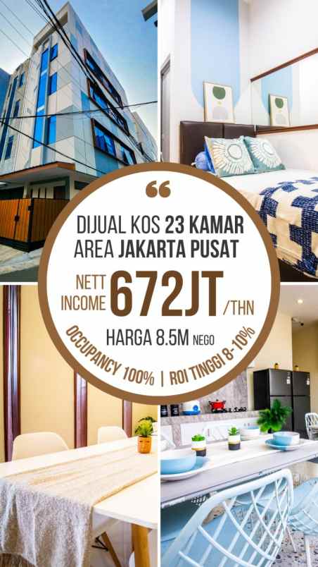 kost paling cuan dijakarta pusat