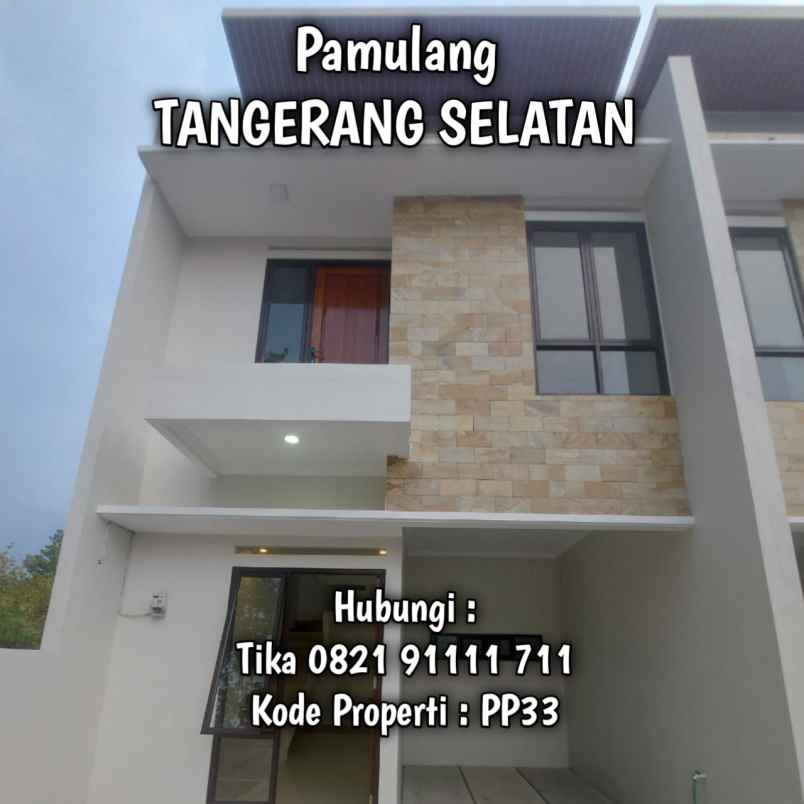 kpr pamulang tangerang selatan rumah siap huni jakarta