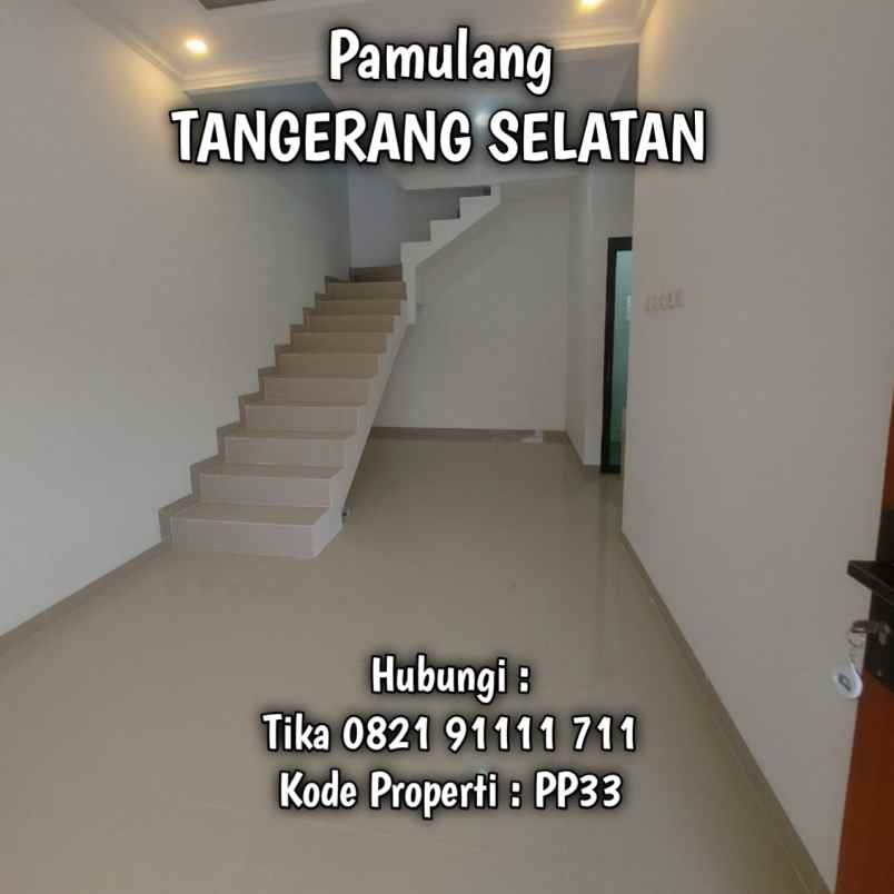 kpr pamulang tangerang selatan rumah siap huni jakarta