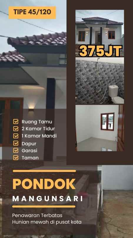 pondok mangunsari perumahan modern smarthome sistem