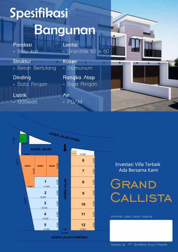 promo perumahan grand callista batu