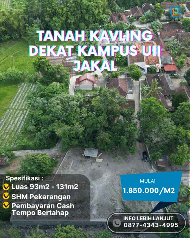 promo tanah kavling selatan kampus uii jakal