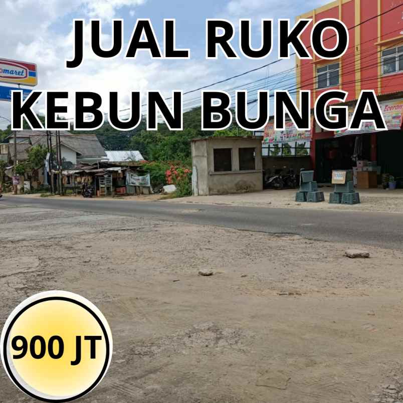 ruko 2 lantai pinggir jl kebun bunga