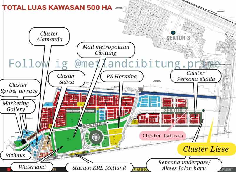 ruko gudang kantor perumahan metland cibitung