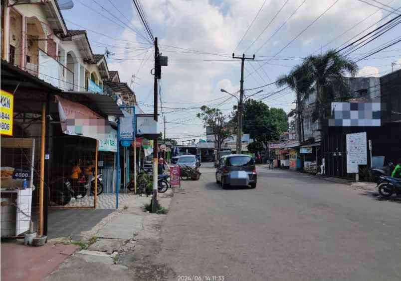 ruko murah perum taman kenari tanah baru bogor utara