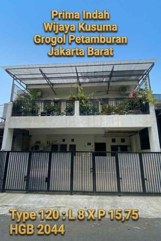 rumah 2 lantai ekslusive strategis grogol jakarta