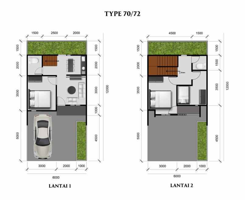 rumah 2 lt di bedahan sawangan depok