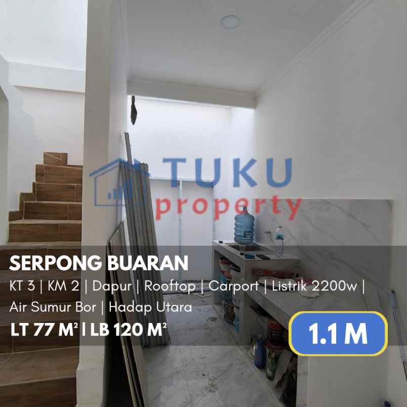 rumah baru 3 lt serpong 1 1 m nego sampai deal