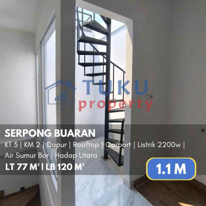 rumah baru 3 lt serpong 1 1 m nego sampai deal